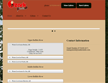 Tablet Screenshot of ozarkrentals.com